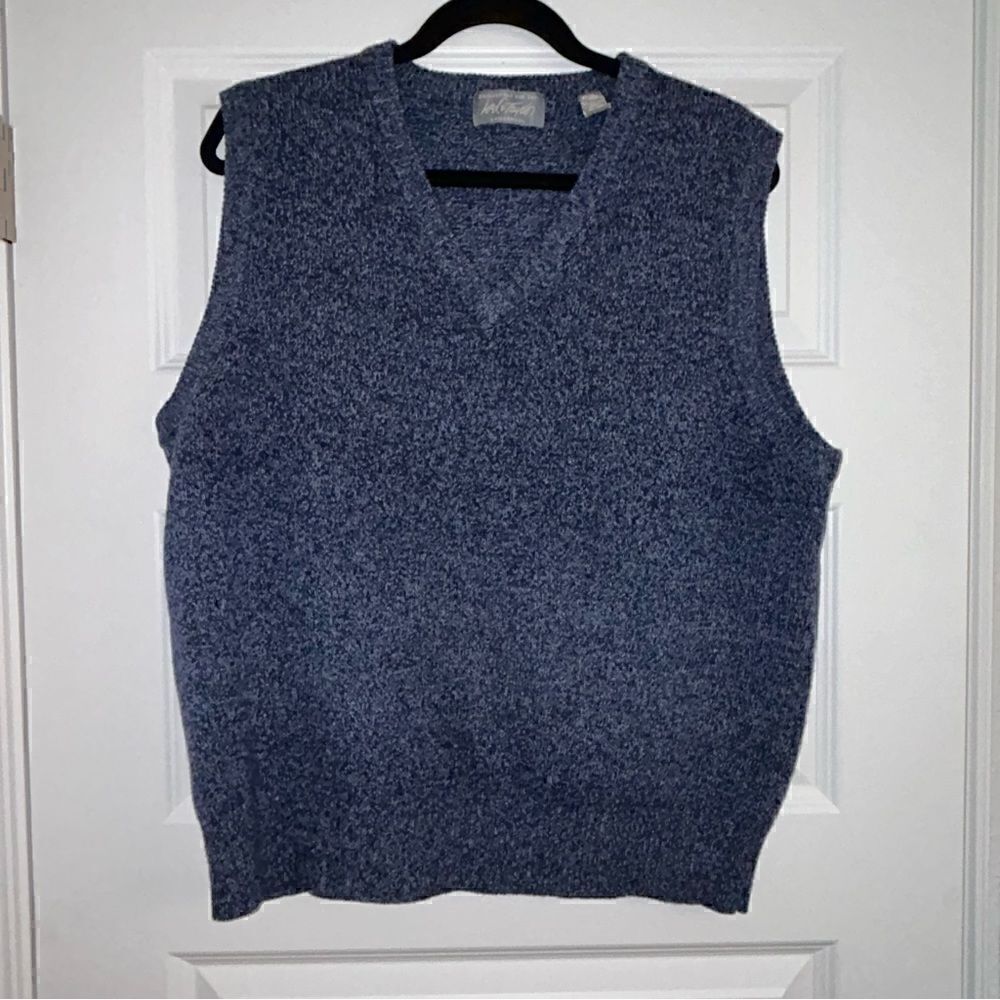 Lord & Taylor Pure Lambswool Knit Sweater Vest